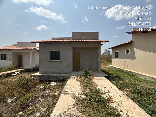 Casa em Altos, Centro, Rua Projetada 02, N. 66, Cs 66, PI. Área: 50.14m2