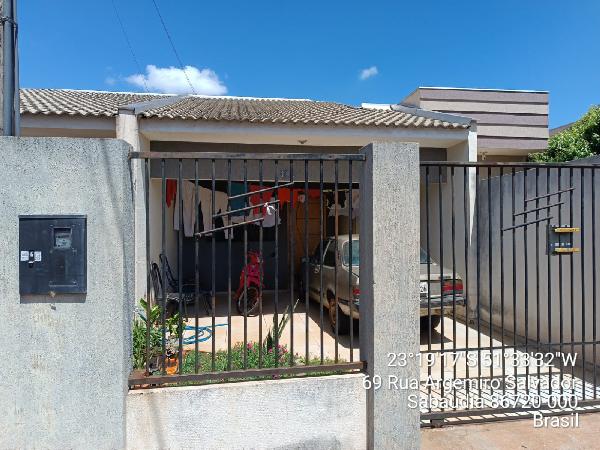 Casa em Sabáudia, Res Romano, Rua Nelson Schiavo, N. 192, Lt 03a Qd C, PR. Área: 69.98m2