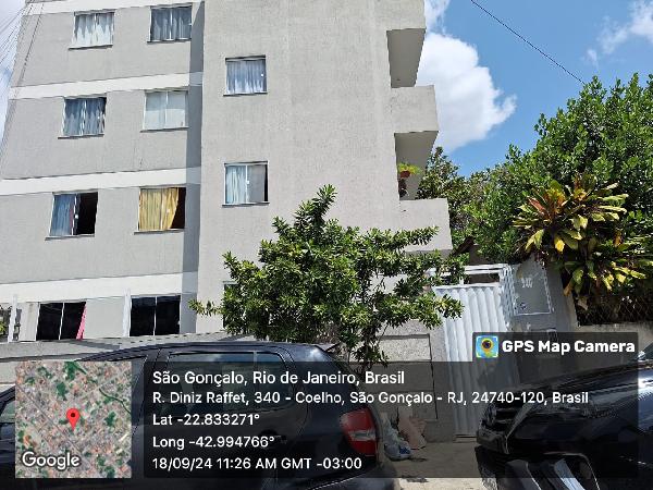 Apartamento em São Gonçalo, Coelho, Rua Diniz Raffet, N. 340, Apto 407, ., RJ. Área: 38.99m2