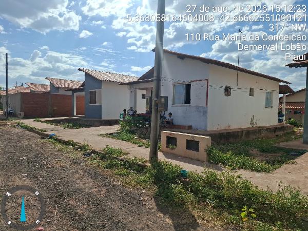 Casa em Demerval Lobão, Bairro Sao Pedro, Rua Domingos Piuta, N. 40,, PI. Área: 62.83m2
