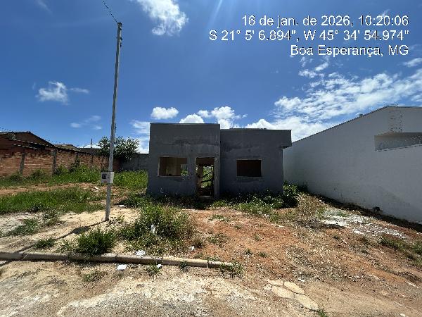 Casa em Boa Esperança, Lot Por Do Sol, Rua Geraldina Maria Da ConceiÇÃO, N. Sn, Lt 07 Qd E, MG. Área: 56.57m2
