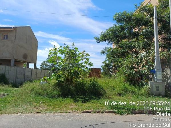 Terreno em Canoas, Olaria, Rua 9, N. S/N, Lt 01, Qd M, RS. Área: 248.06m2