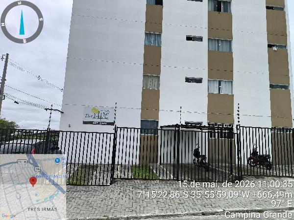 Apartamento em Campina Grande, Tres Irmas, Rua Flaviano Meira Nepomuceno, N. 599, Apto 004,, PB. Área: 49.54m2