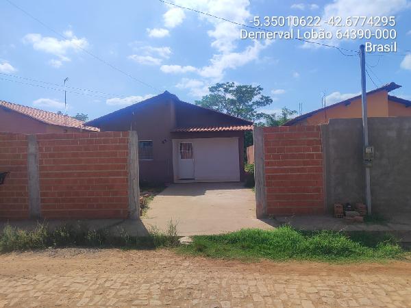 Casa em Demerval Lobão, Santa Ines, Rua Santa Cruz, N. 63,, PI. Área: 56.29m2