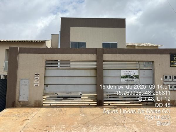 Apartamento em Águas Lindas de Goiás, Chacaras Quedas Do Descoberto, Avenida Sem DenominaÇAo, N. Sn, Apto 202, Lote 696a Qd 34, GO. Área: 59.01m2