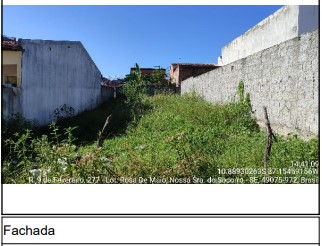 Terreno em Nossa Senhora do Socorro, Santa Ines, Rua 4 De Abril, N. Sn, Qd 75, Lote 30, SE. Área: 200m2