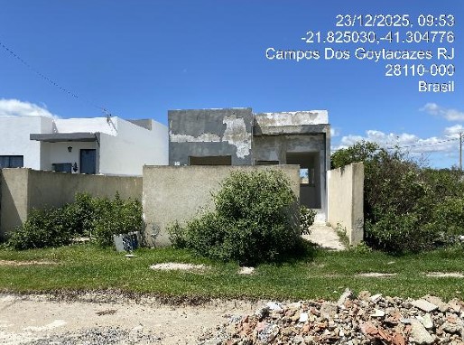Casa em Campos dos Goytacazes, 2 Distrito, Rua Edson Seabra, N. 50, Lt 24, RJ. Área: 42m2
