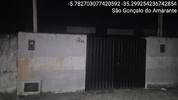 Casa em São Gonçalo do Amarante, Santo Antonio Do Potengi, Rua Do Criciuma, N. 45, Cs06 Qd 09 Lts 174/176, RN. Área: 65.52m2