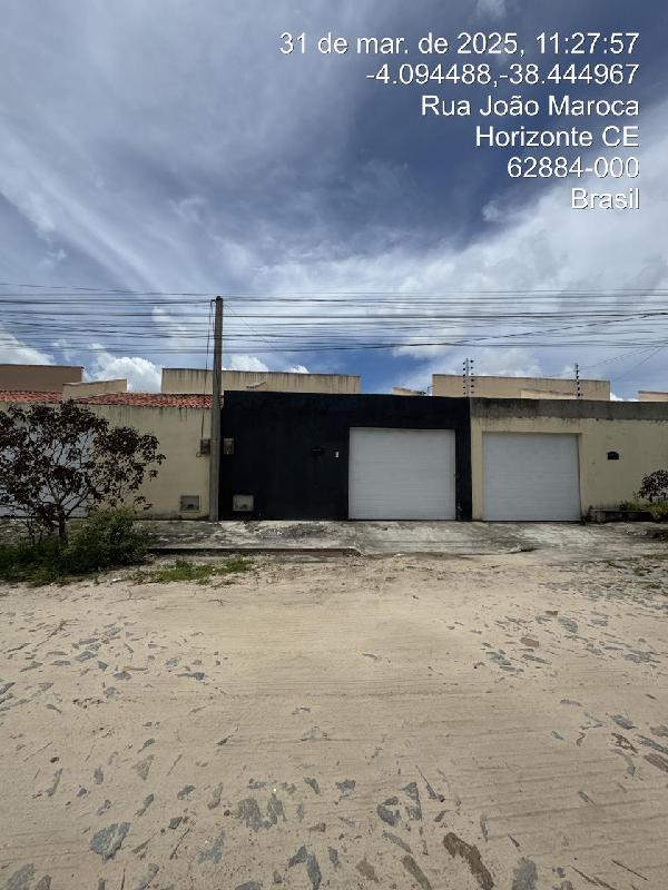 Casa em Horizonte, Carnaubal, Rua Maria JosÉ Nascimento De Alecrim, N. Sn, 41-D Lt 02 Qd 01, CE. Área: 60.7m2