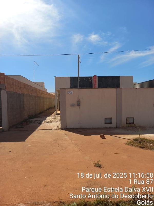 Casa em Santo Antônio do Descoberto, Parque Estrela Dalva Xvi, Rua 87, N. Sn, Qd 240, Lt 27-B, GO. Área: 80.01m2