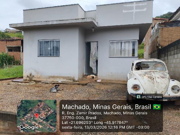 Casa em Machado, Centro, Rua EpitÁCio De Carvalho, N. Sn, Qd 30 Lt 13, MG. Área: 50m2