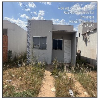 Casa em Várzea Grande, Primavera, Rua Verdejantes, N. Sn, Area 14 Qd 173, MT. Área: 51m2