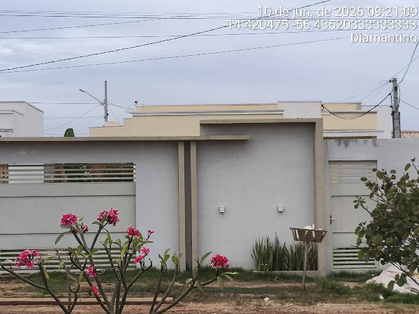 Casa em Diamantino, Jd Tropical, Avenida Perimetral, N. Sn, Qd F  Lt 15, MT. Área: 49.26m2