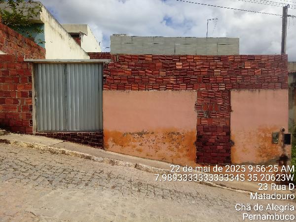 Casa em Chã de Alegria, Centro, Projetada R2, N. S/N, Lt 05 Qd D, PE. Área: 57.81m2