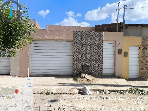 Casa em Santa Cruz do Capibaribe, Dona Arlinda Ii, Rua Pedro Amaro De Oliveira, N. 541, Lt 20, Qd 59, PE. Área: 67.25m2