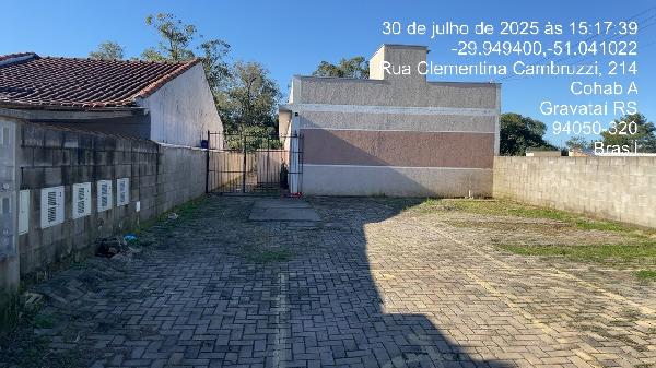 Casa em Gravataí, Nossa Chacara, Rua Clementina Cambruzi, N. 194, Casa04, Vaga 04, RS. Área: 41.43m2