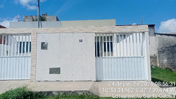 Casa em Nossa Senhora do Socorro, Manguinhos, Rua 140, N. 91, Lt 625-A, Qd Ho, SE. Área: 54.21m2