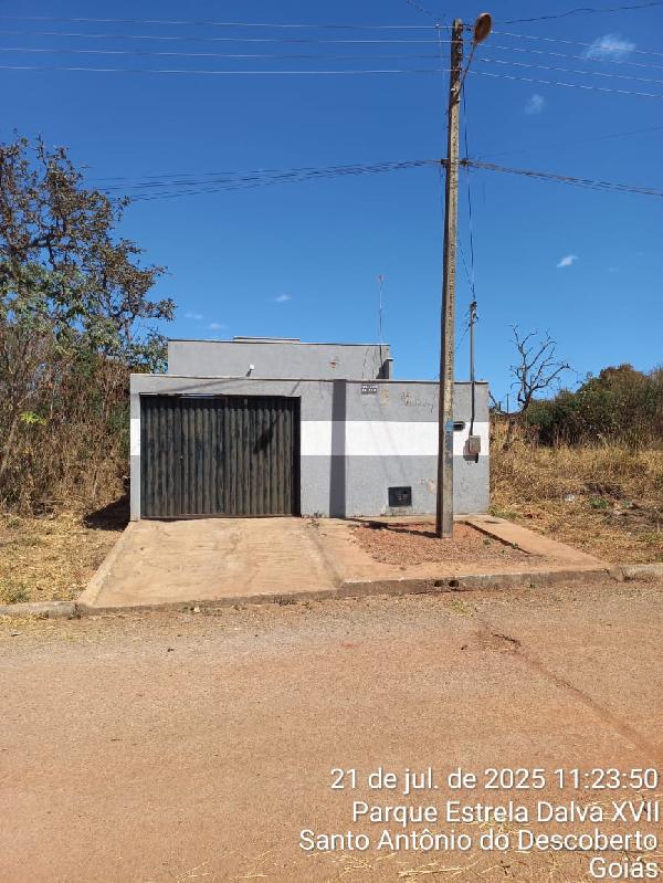 Casa em Santo Antônio do Descoberto, Parque Estrela Dalva Xvii, Quadra 249, N. Sn, Lt 11b Rua 86, GO. Área: 69.7m2