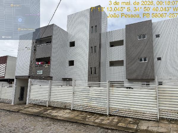 Apartamento em João Pessoa, Gramame, Rua Arnaldo Campelo, N. 194, Apto 304, 2º Andar, PB. Área: 52.67m2