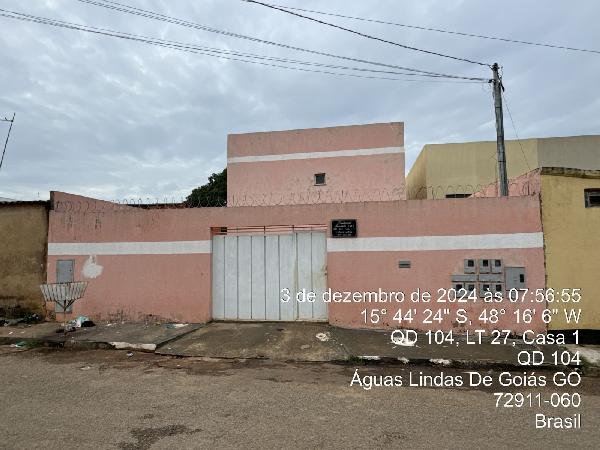 Apartamento em Águas Lindas de Goiás, Cidade Jardim, Rua 1, N. Sn, Apto 202, Qd 104, Lt 27, GO. Área: 53.51m2