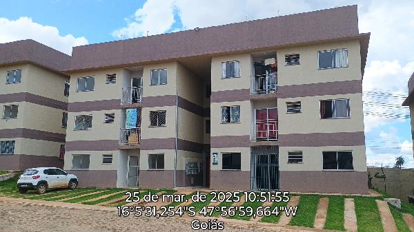 Apartamento em Cidade Ocidental, Mansoes Recreio Mossoro, Rua Rui Barbosa, N. Sn, Apto 210, Bl 02, Qd 01, Area A, GO. Área: 53.86m2