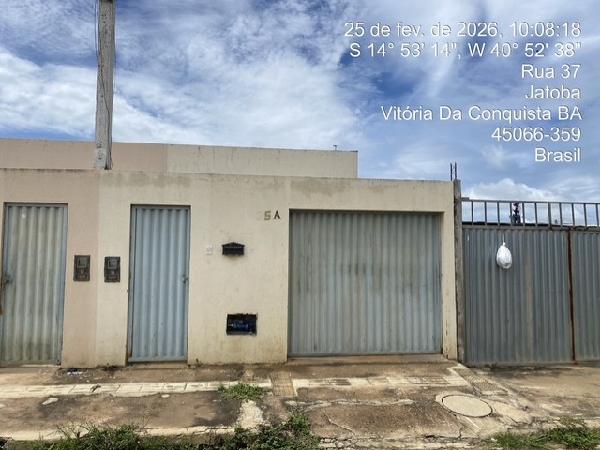 Casa em Vitória da Conquista, Jatoba, Rua Xxxvii, N. 35,  Lote 08 Quadra 19, BA. Área: 60.78m2