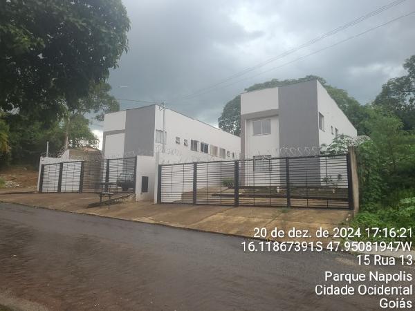 Apartamento em Cidade Ocidental, Parque Napolis A, Quadra 46, N. S/N, Apto 101, Rua 11, Lt 02, GO. Área: 52.23m2