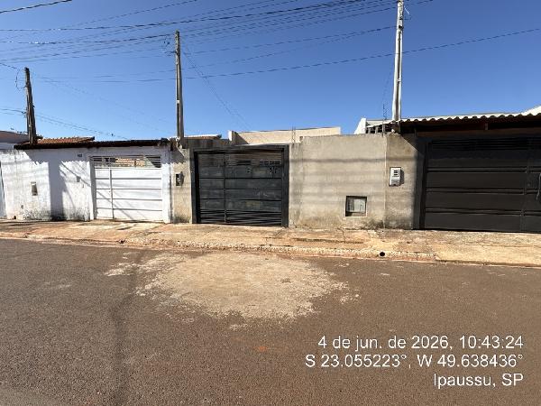 Casa em Ipaussu, Gaivotas, Rua Eugenio Da Silva Pereira, N. 185, Lt 25/26 Qd E, SP. Área: 53.23m2