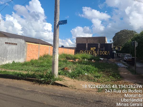 Terreno em Uberlândia, Morumbi, Rua Do Rodeio, N. 516, Lt 35 Qd 124, MG. Área: 269.3m2