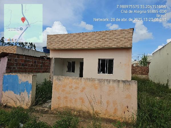 Casa em Chã de Alegria, Lot N Cha Alegria 3, Rua Projetada R2, N. 18, Lt 18, Qd C, PE. Área: 57.81m2