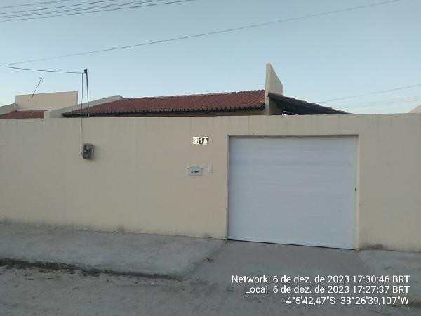 Casa em Horizonte, Centro, Rua Maria Alice De Oliveira, N. 91,  Cs A  Lt 08  Qd 02, CE. Área: 62.28m2