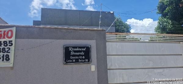 Apartamento em Águas Lindas de Goiás, Parque Da Barragem Setor 06, Quadra 5 Conjunto B, N. Sn, Apto 202,  Lt 36, Comjunto B, Rua Prata, GO. Área: 54.34m2