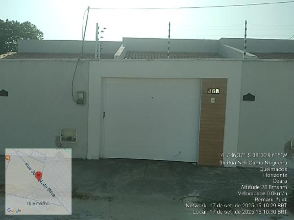 Casa em Horizonte, Alto Alegre, Rua Escarlate, N. 46, Ca B, CE. Área: 72.16m2