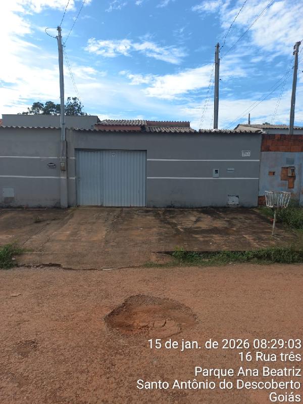 Casa em Santo Antônio do Descoberto, Jardim Ana Beatriz I, Quadra Quadra 9, N. Sn, Lt 02-A  Rua 03, GO. Área: 59.04m2
