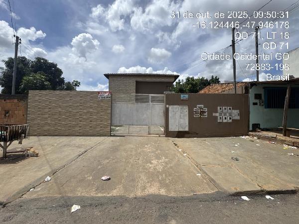 Casa em Cidade Ocidental, Parque Napolis B, Quadra 71, N. Sn, Lt 18 Qd 71 Vg 102, GO. Área: 53.34m2