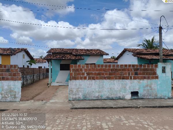 Casa em Ceará-Mirim, Lagoa Do Cosme, Rua Outono, N. 70, Lt 07 Qd A, RN. Área: 47.09m2