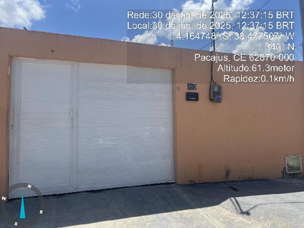 Casa em Pacajus, Pedra Branca, Rua Pedro Dias, N. 350,, CE. Área: 89.38m2