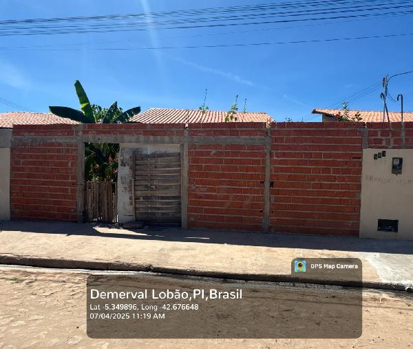 Casa em Demerval Lobão, Santa Ines, Rua Rodrigues Da Costa Azevedo, N. 883,, PI. Área: 66.5m2