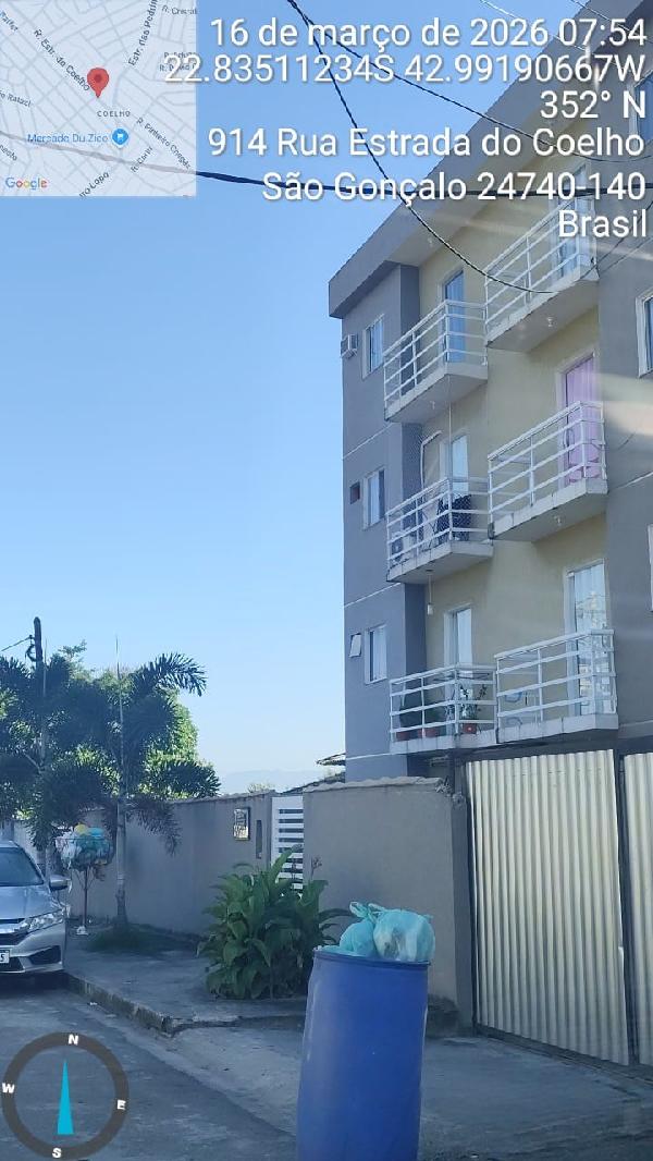 Apartamento em São Gonçalo, Coelho, Estrada Pastor Euclydes Bento Do Carmo Esteves, N. 1001, Apto 403,, RJ. Área: 40.96m2