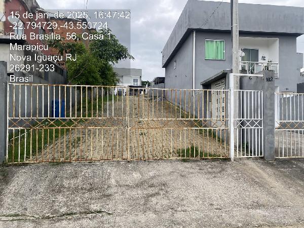 Apartamento em Nova Iguaçu, Cabuçu, Rua Brasilia, N. 102, Apto 103, Lt 4a Qd F, RJ. Área: 56.29m2