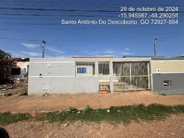 Casa em Santo Antônio do Descoberto, Fazenda Capoeirinha, Avenida Olimpica, N. Sn, Lt 06, Area 06-B, GO. Área: 61.5m2