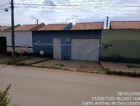 Casa em Santo Antônio do Descoberto, Vila Montes Claros Ii, Avenida Cacilda Do Nascimento, N. Sn, Lt 32 Qd 08, GO. Área: 60.69m2