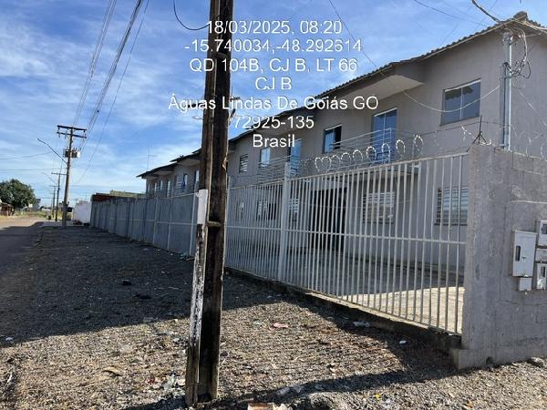 Apartamento em Águas Lindas de Goiás, Parque Da Barragem Setor 10, Rua 9 E Rua 37, N. Sn, Apto 103, Lt 65 Qd 109 Cj A Setor 10 Terreo, GO. Área: 48.03m2