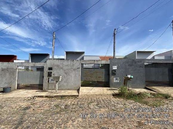 Casa em Ji-Paraná, Jardim Sao Cristovao, Rua Belgica, N. 1897, Lt 24a Qd 22, RO. Área: 66.49m2