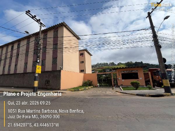 Apartamento em Juiz de Fora, Benfica, Rua Martins Barbosa, N. 1000, Apto 302,, MG. Área: 38.29m2