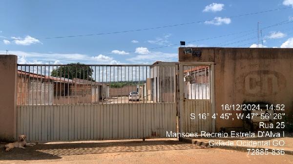 Casa em Cidade Ocidental, Mansoes Recreio Estrela D'alva I, Quadra 47, N. Sn, Cs 06, Lt 04, GO. Área: 50.4m2