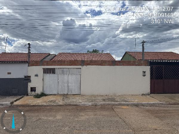 Casa em Cocalzinho de Goiás, Girassol Residencial, Rua V, N. Sn, Lt 19 Qd 15, GO. Área: 47.5m2
