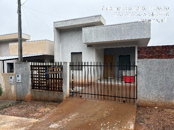 Casa em Araruna, Centro, Rua Bernardino De Jesus Spolador, N. 386a, Unidade Res A Qd 08 Lt 02, PR. Área: 57m2