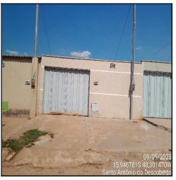 Casa em Santo Antônio do Descoberto, Jardim Ana Beatriz I, Quadra 39 (Rua 12), N. Sn, Lote 04-C, GO. Área: 69.98m2