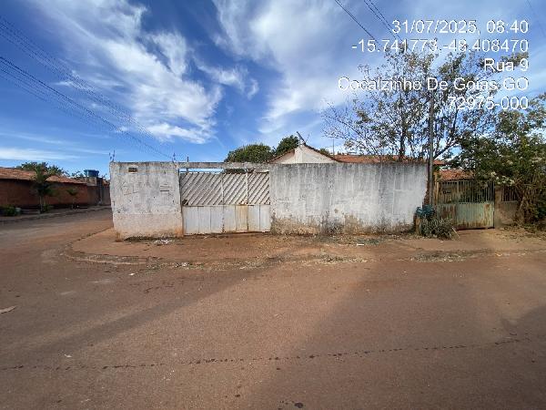 Casa em Cocalzinho de Goiás, Lot Girassol Residen, Rua Ix, N. Sn, Qd 08, Lt 04, GO. Área: 44m2